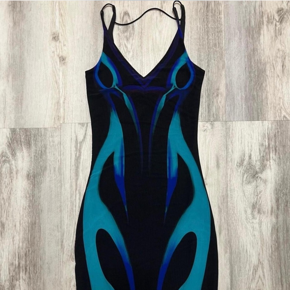 The Krupp Blue Solara Dress